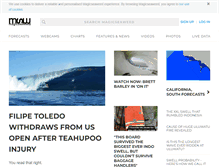 Tablet Screenshot of magicseaweed.com